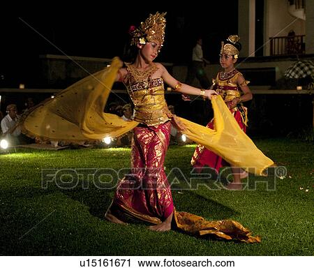 Indonesian female dancers in Bali View Large Photo Image Stock Image - Indonesian female dancers in Bali. Fotosearch