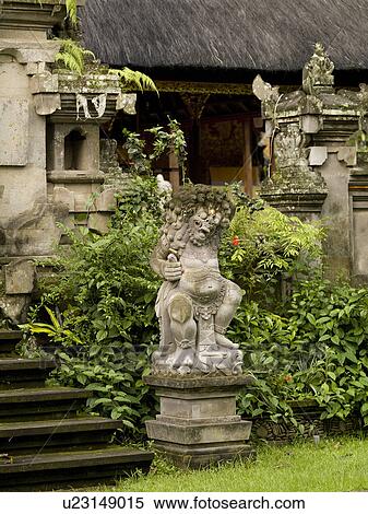Stock Photography - Lawn ornaments in Bali. Fotosearch