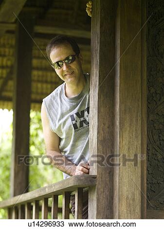 Male tourist in Bali View Large Photo Image Stock Image - Male tourist in Bali. Fotosearch