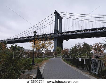 Picture - Manhattan Bridge, New York City, U. S. A.. Fotosearch