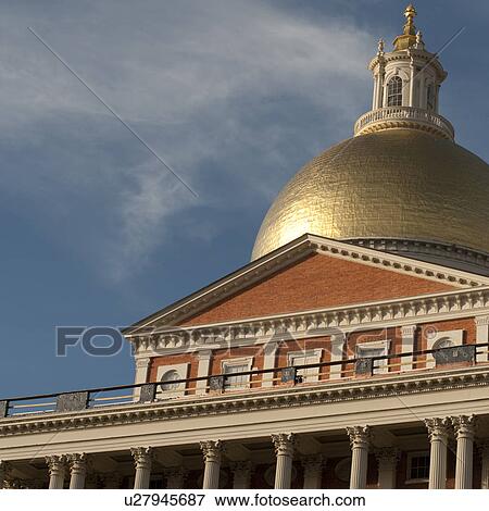 Massachusetts Statae House in Boston, Massachusetts, USA View Large Photo Image Stock Photo - Massachusetts Statae House in Boston, Massachusetts, USA. Fotosearch