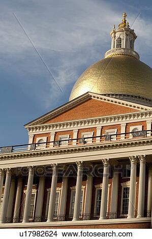 Picture - Massachusetts State building in Boston, Massachusetts, USA. Fotosearch