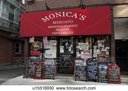 Stock Image - Monica's in Boston, Massachusetts, USA. Fotosearch