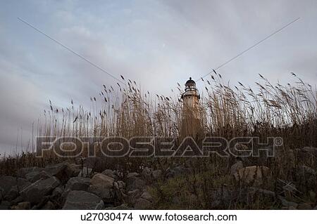 Picture - Montauk Point Light House in the Hamptons. Fotosearch