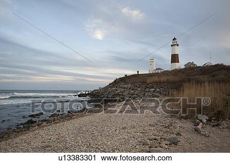 Montauk Point Light House in the Hamptons View Large Photo Image Stock Image - Montauk Point Light House in the Hamptons. Fotosearch