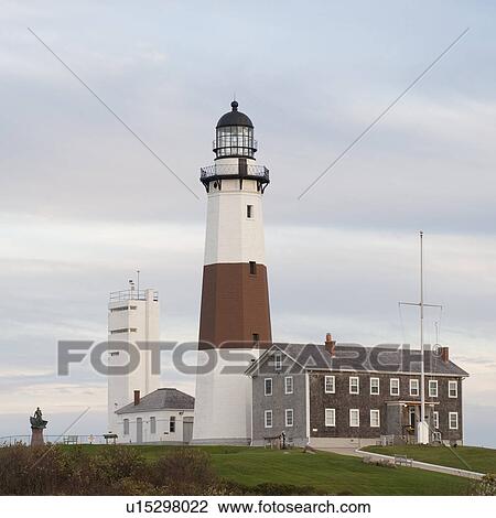 Montauk Point Light House in the Hamptons View Large Photo Image Stock Image - Montauk Point Light House in the Hamptons. Fotosearch