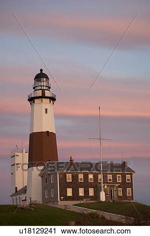 Montauk Point Light House in the Hamptons View Large Photo Image Stock Image - Montauk Point Light House in the Hamptons. Fotosearch