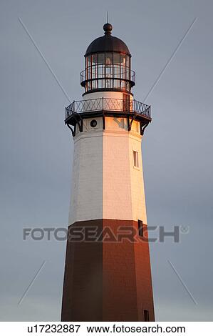 Stock Photo - Montauk Point Light House in the Hamptons. Fotosearch