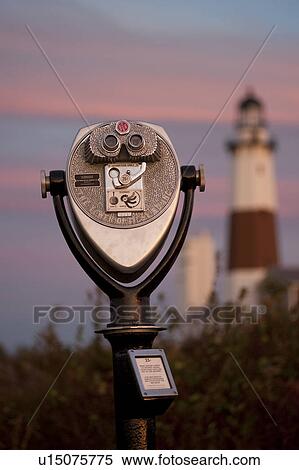 Stock Photography - Montauk Point Light House in the Hamptons. Fotosearch