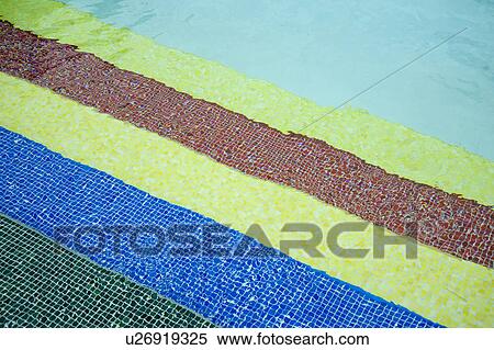 Stock Photography - Mountain Pine Ridge Reserve, Pool Tiles. Fotosearch