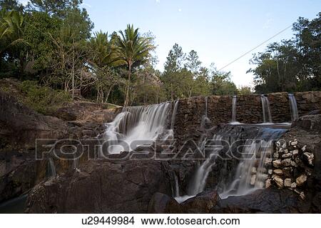 Mountain Pine Ridge Reserve, Waterfall View Large Photo Image Picture - Mountain Pine Ridge Reserve, Waterfall. Fotosearch