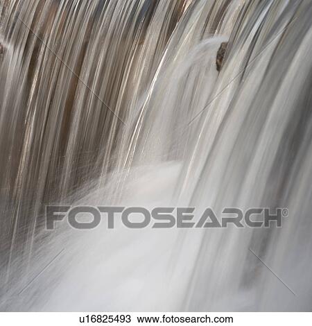 Stock Image - Mountain Pine Ridge Reserve, Waterfall. Fotosearch