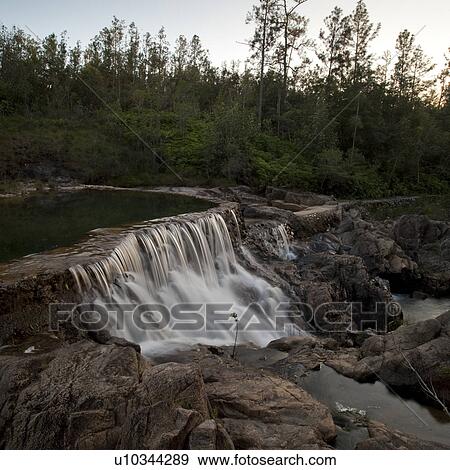 Mountain Pine Ridge Reserve, Waterfall View Large Photo Image Stock Photo - Mountain Pine Ridge Reserve, Waterfall. Fotosearch