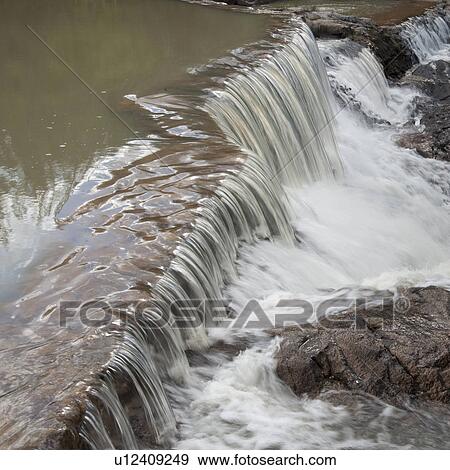 Stock Photo - Mountain Pine Ridge Reserve, Waterfall. Fotosearch