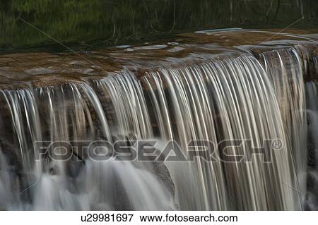 Stock Photo - Mountain Pine Ridge Reserve, Waterfall. Fotosearch