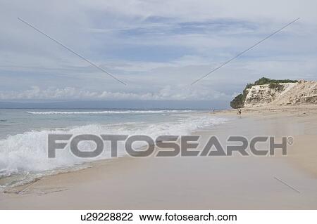 Stock Image - Ocean Coastline in Bali. Fotosearch