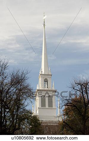 Stock Image - Old North Church in Boston, Massachusetts, USA. Fotosearch