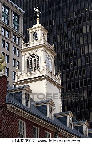 Stock Image - Old State House in Boston, Massachusetts, USA. Fotosearch