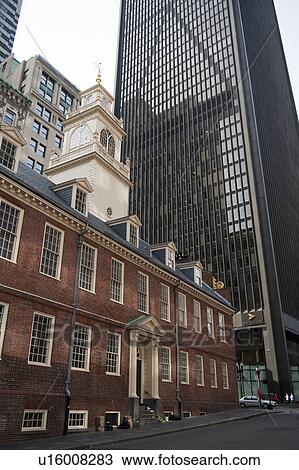 Stock Image - Old State House in Boston, Massachusetts, USA. Fotosearch