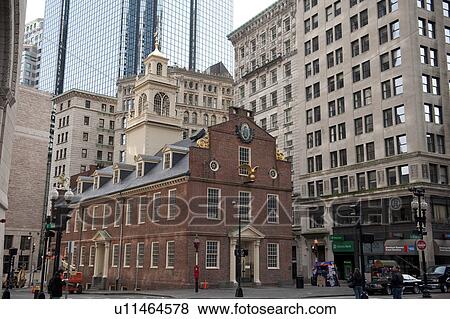 Stock Photo - Old State House in Boston, Massachusetts, USA. Fotosearch