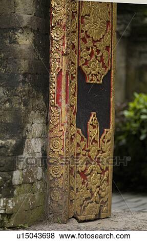 Stock Photo - Ornate decorative tablet in Bali. Fotosearch