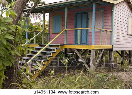 Placencia, Building View Large Photo Image Picture - Placencia, Building. Fotosearch