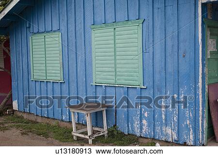 Stock Image - Placencia, Building. Fotosearch