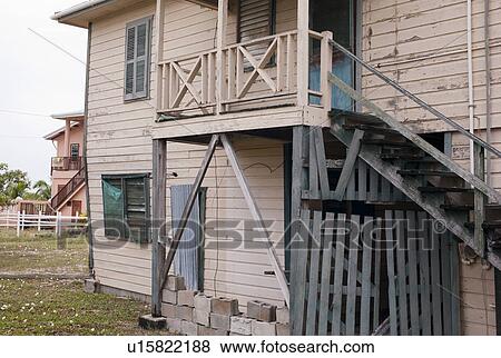 Stock Photo - Placencia, Building. Fotosearch