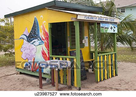 Placencia, Building View Large Photo Image Stock Photo - Placencia, Building. Fotosearch