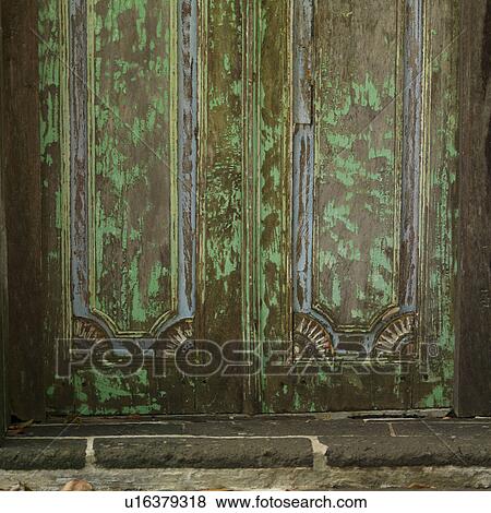 Stock Photo - Placencia, Decorative Gate. Fotosearch