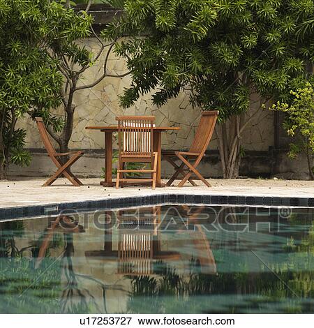 Stock Photo - Placencia, Pool. Fotosearch
