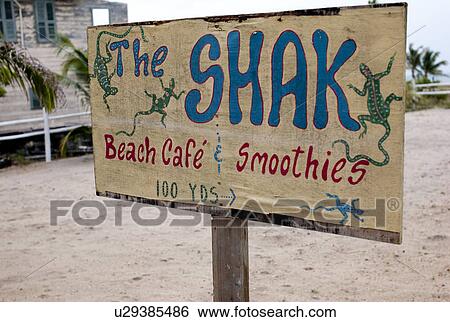 Stock Photograph - Placencia, Restaurant. Fotosearch