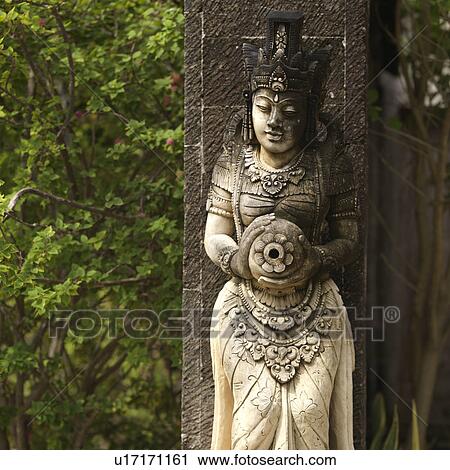 Stock Image - Placencia, Statue. Fotosearch