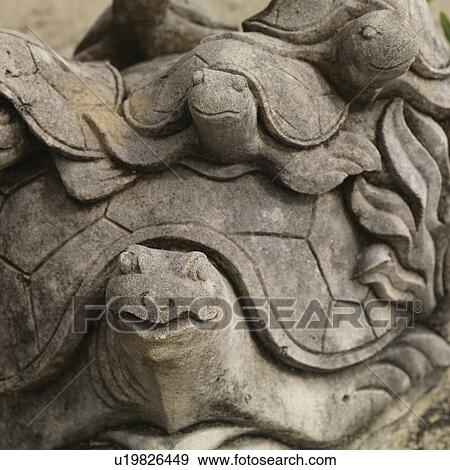Stock Photo - Placencia, Turtle Statue. Fotosearch