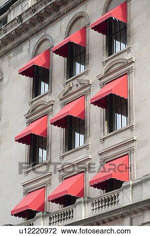 Red awnings on a building in Boston, Massachusetts, USA View Large Photo Image Stock Image - Red awnings on a building in Boston, Massachusetts, USA. Fotosearch
