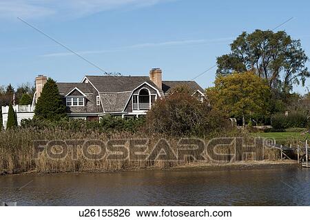 Residence in the Hamptons View Large Photo Image Stock Photograph - Residence in the Hamptons. Fotosearch