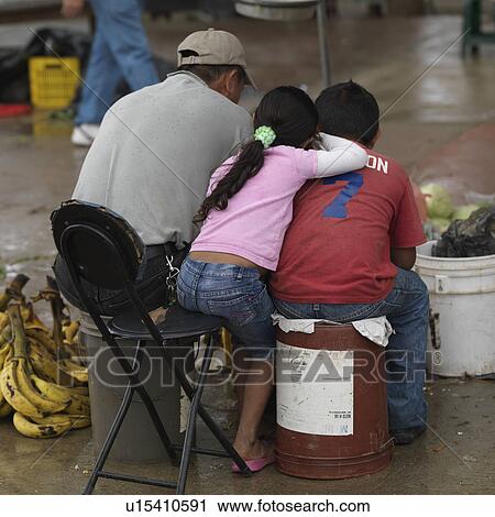 Stock Image - San Ignacio, Selling Produce. Fotosearch