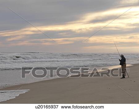 Stock Photo - Seascape along shoreline at The Hamptons, New York. Fotosearch