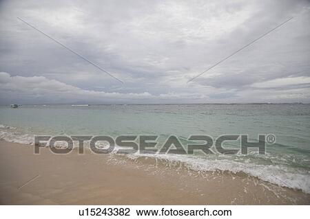Stock Image - Seascape in Bali. Fotosearch