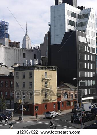 Stock Image - Skyline of Manhattan, New York City, U. S. A.. Fotosearch