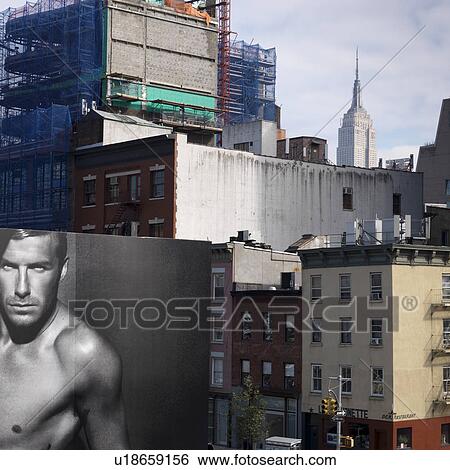 Stock Photograph - Skyline of Manhattan, New York City, U. S. A.. Fotosearch