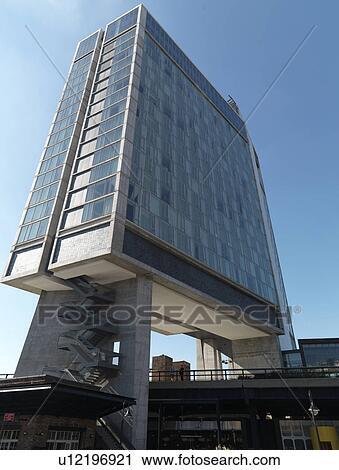Stock Image - Standard Hotel in the Meatpacking District in Manhattan, New York City, U. S. A.. Fotosearch