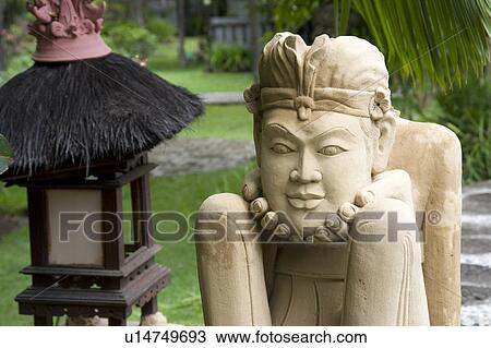 Statue in Bali View Large Photo Image Stock Image - Statue in Bali. Fotosearch