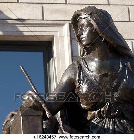 Stock Photo - Statue in Boston, Massachusetts, USA. Fotosearch