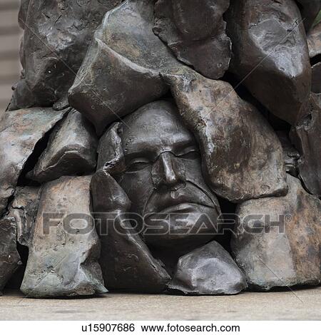 Stock Photograph - Statue in Boston, Massachusetts, USA. Fotosearch