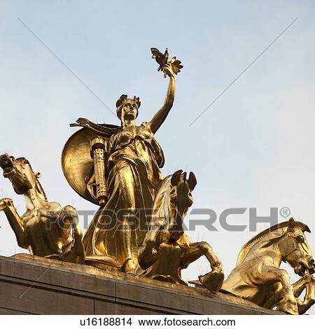 Statues on USS Marine Monument at Merchants' Gate in Manhattan, New York City, U. S. A. View Large Photo Image Picture - Statues on USS Marine Monument at Merchants' Gate in Manhattan, New York City, U. S. A.. Fotosearch