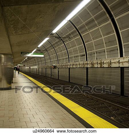Subway in Boston, Massachusetts, USA View Large Photo Image Picture - Subway in Boston, Massachusetts, USA. Fotosearch