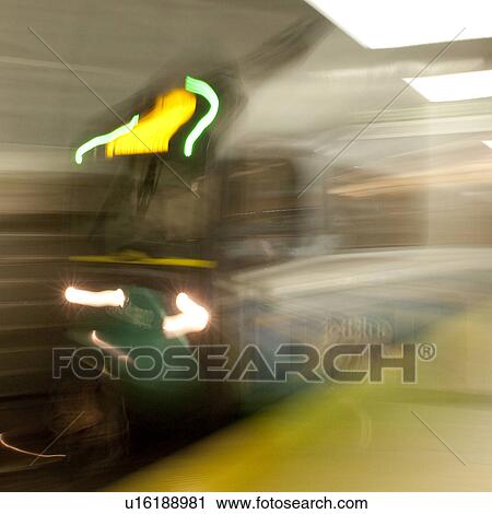 Stock Image - Subway in Boston, Massachusetts, USA. Fotosearch
