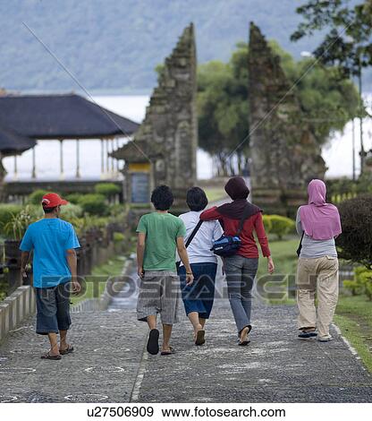 Tourists in Bali View Large Photo Image Stock Photo - Tourists in Bali. Fotosearch