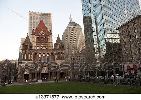 Trinity Church in Boston, Massachusetts, USA View Large Photo Image Stock Photo - Trinity Church in Boston, Massachusetts, USA. Fotosearch